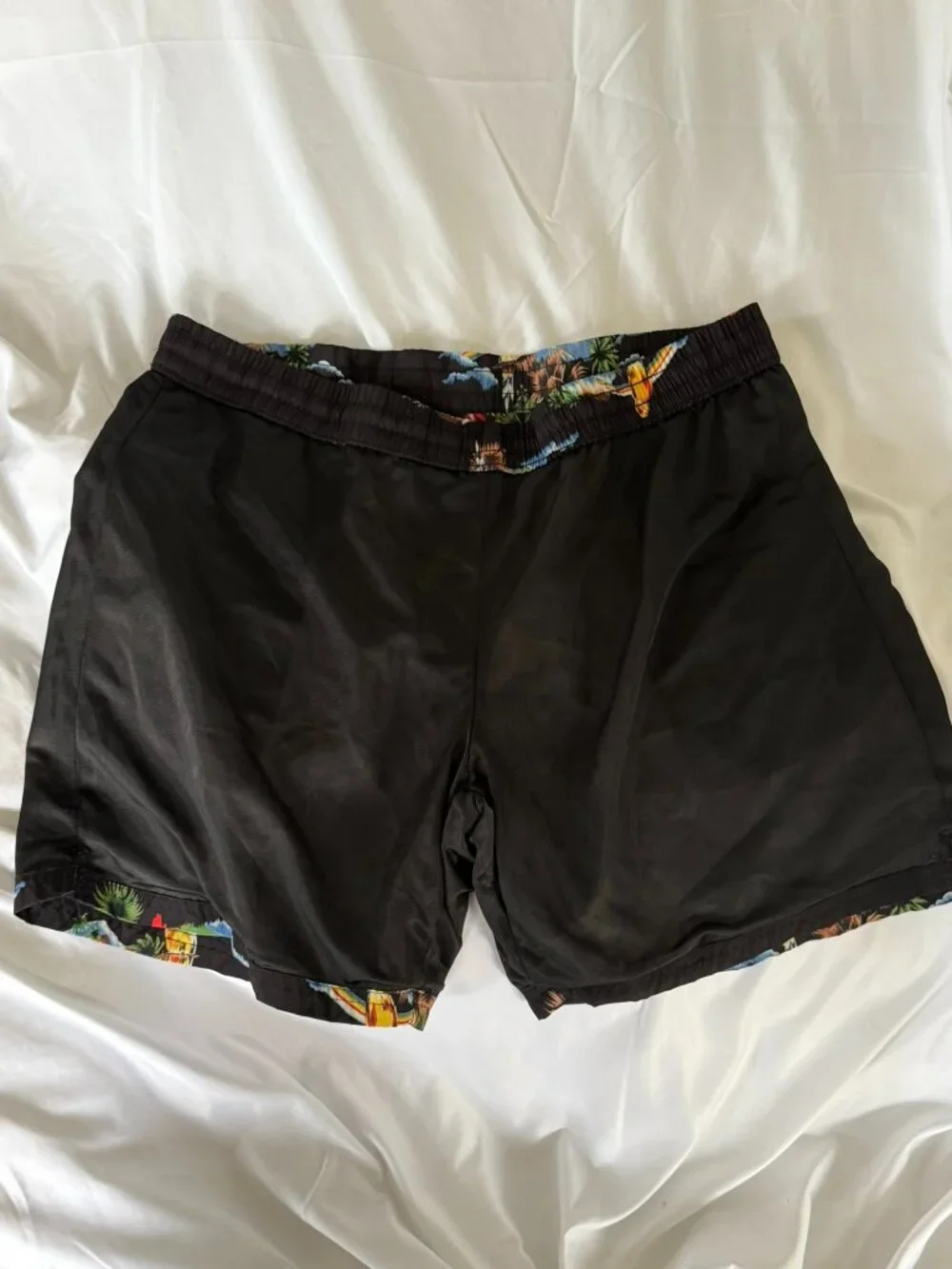 Vans Hoffman California Fabrics Tropical Parrot Print Swim Trunks XL